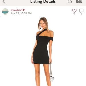 Black superdown dress